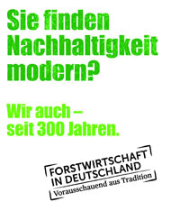 Slogan Wald Nachhaltigkeit